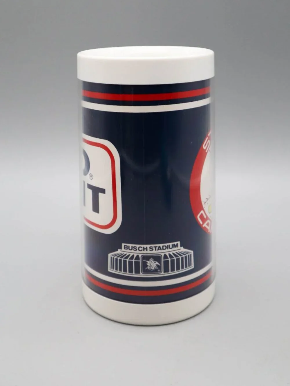 Vtg '80s St. Louis Cardinals Bud Lite Insulated Beer Mug Stein MLB Busch Stadium